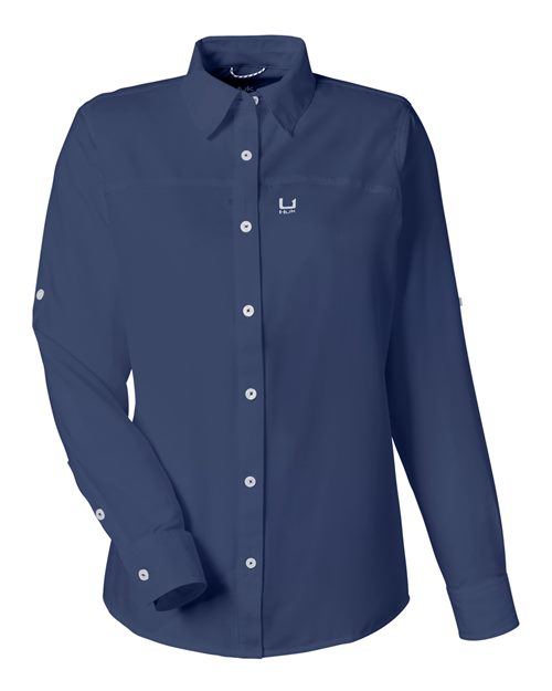 HUK H615006 Women's Tide Point Long Sleeve Shirt