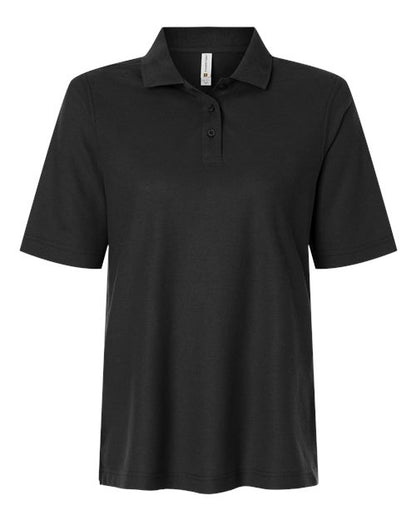 Harriton M105W Women's Maverick CVC Pique Polo - Custom Decorated