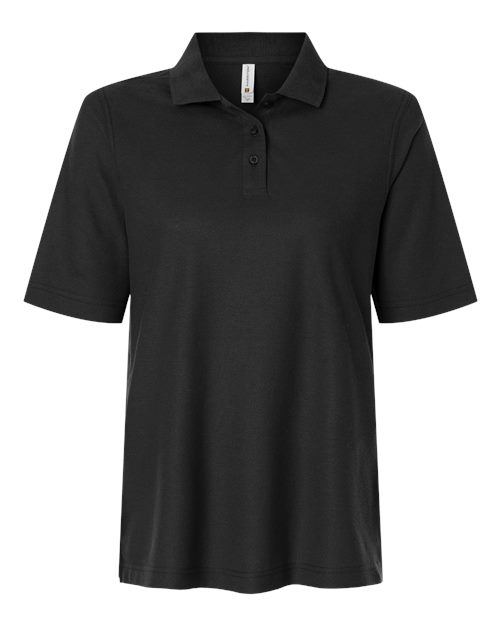 Harriton M105W Women's Maverick CVC Pique Polo - Custom Decorated
