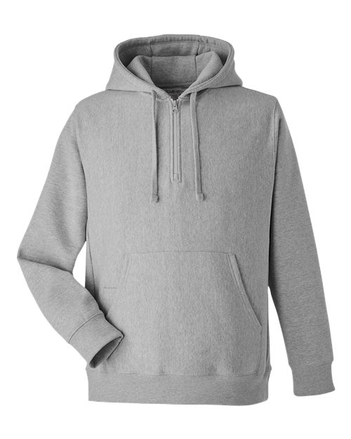 Team 365 TT97 Unisex Zone HydroSport Heavyweight Quarter-Zip Hooded Sweatshirt - Custom Decorated