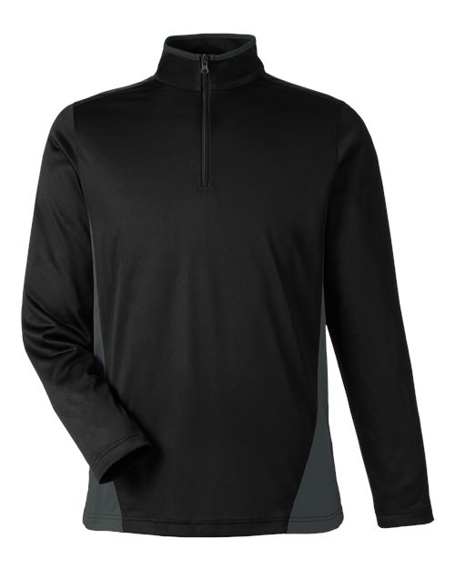 Harriton M786 Men's Flash Snag Protection Plus IL Colorblock Quarter-Zip Pullover - Custom Decorated