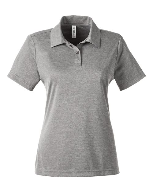 Team 365 TT51HW Women's Zone Sonic Heather Performance Polo - Custom Decorated