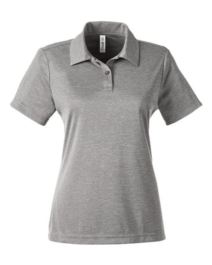 Team 365 TT51HW Women's Zone Sonic Heather Performance Polo - Custom Decorated