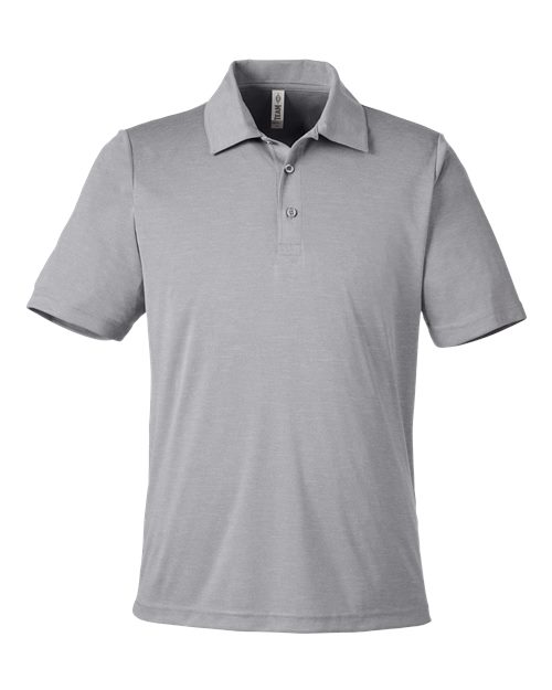 Team 365 TT51H Men's Zone Sonic Heather Performance Polo - Custom Decorated