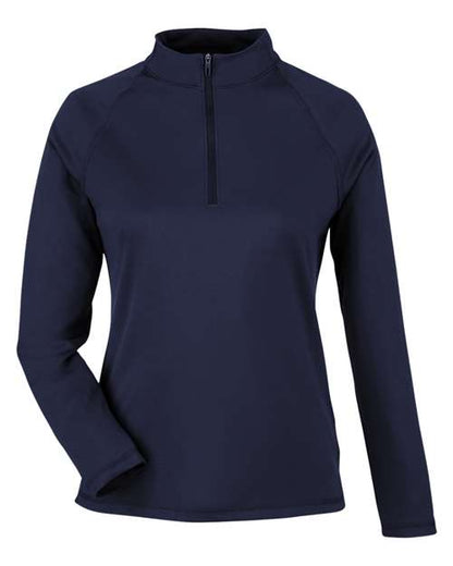 North End NE410W Women's Revive Coolcore Quarter-Zip Pullover