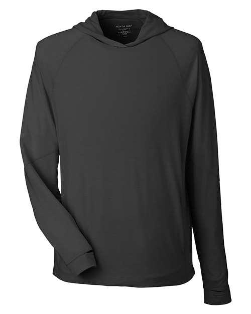 North End NE105 Unisex JAQ Stretch Performance Hooded Long Sleeve T-Shirt - Custom Decorated