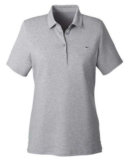 vineyard vines G001189 Women's Edgartown Pique Polo - Custom Decorated