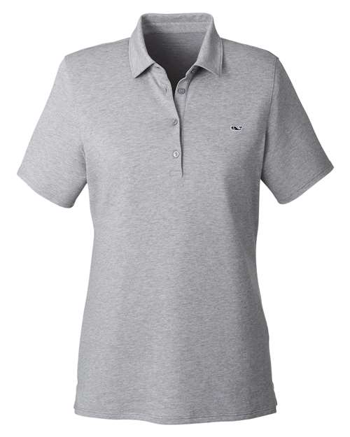vineyard vines G001189 Women's Edgartown Pique Polo - Custom Decorated