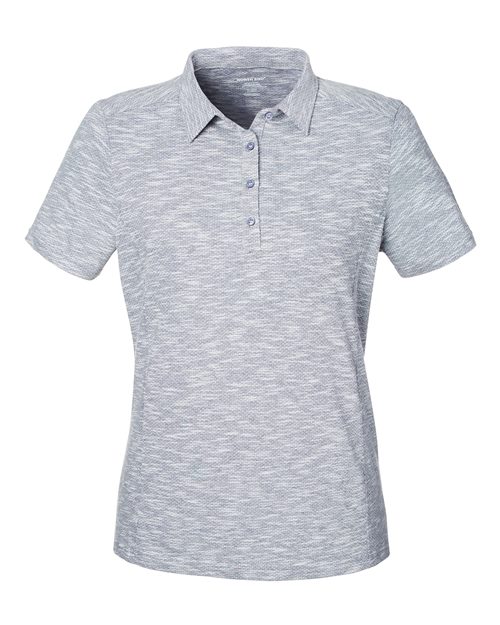 North End NE115W Women's Eclipse Jacquard Polo - Custom Decorated