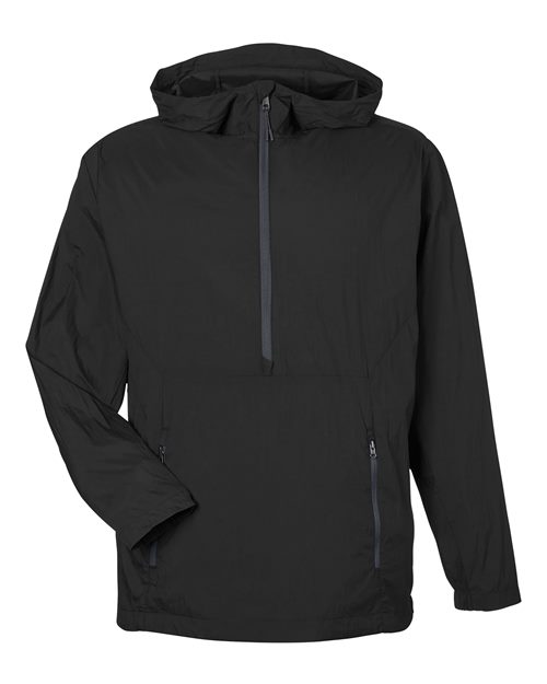 North End NE810 Men's Aura Lightweight Packable Anorak - Custom Decorated