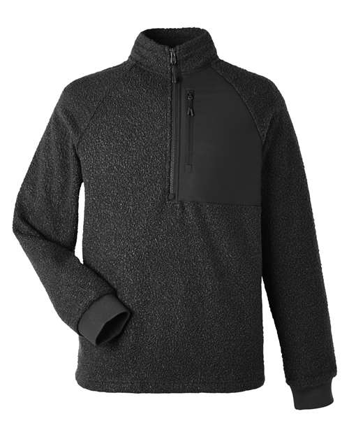 North End NE713 Men's Aura Sweater Fleece Quarter-Zip Pullover - Custom Decorated