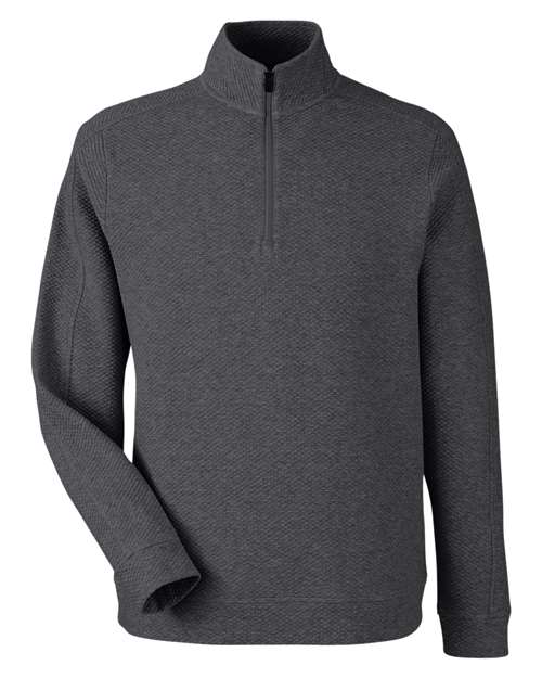 North End NE725 Men's Spirit Textured Quarter-Zip Pullover - Custom Decorated