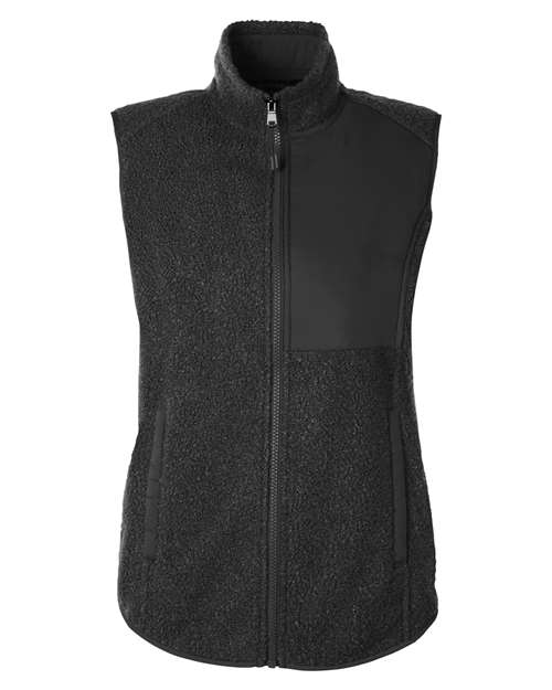 North End NE714W Women's Aura Sweater Fleece Vest - Custom Decorated