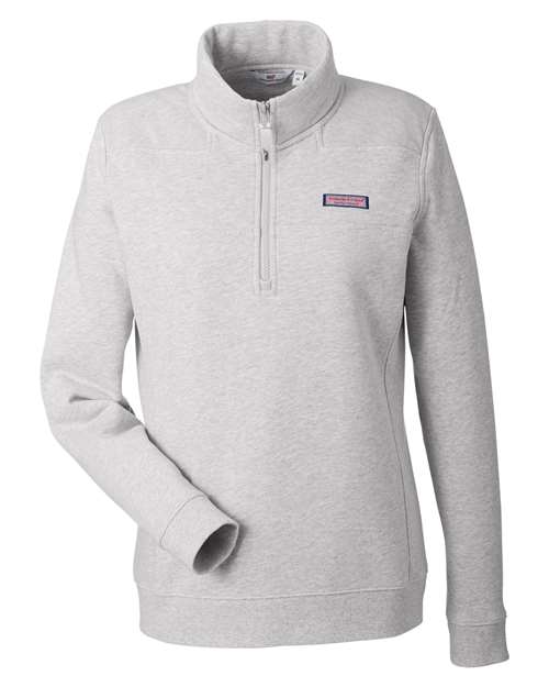 vineyard vines K002795 Womens Collegiate Shep Quarter-Zip Sweatshirt - Custom Decorated