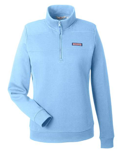 vineyard vines K002795 Womens Collegiate Shep Quarter-Zip Sweatshirt