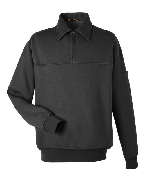 Harriton M712 Unisex ClimaBloc Heavyweight Tactical Quarter-Zip Pullover - Custom Decorated