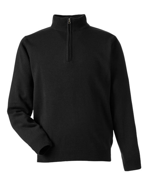 Harriton M421 Unisex Pilbloc Quarter-Zip Pullover Sweater - Custom Decorated