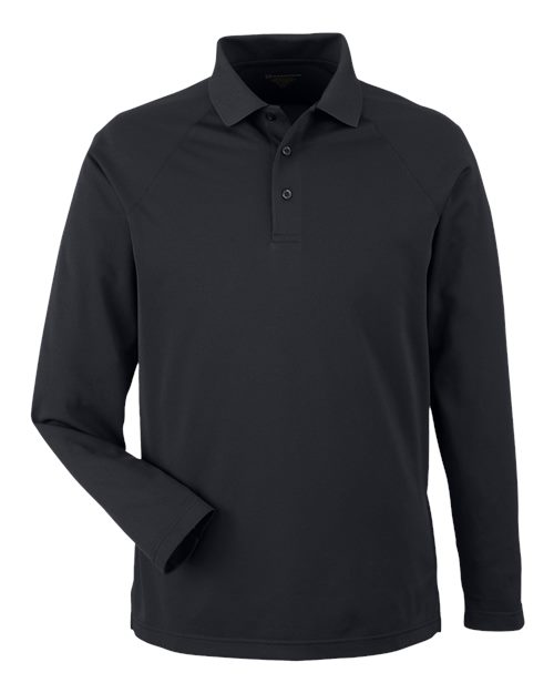 Harriton M208L Men's Charge Snag and Soil Protect Long Sleeve Polo - Custom Decorated