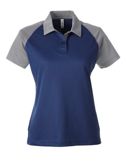 Team 365 TT21CW Women's Command Snag-Protection Colorblock Polo - Custom Decorated