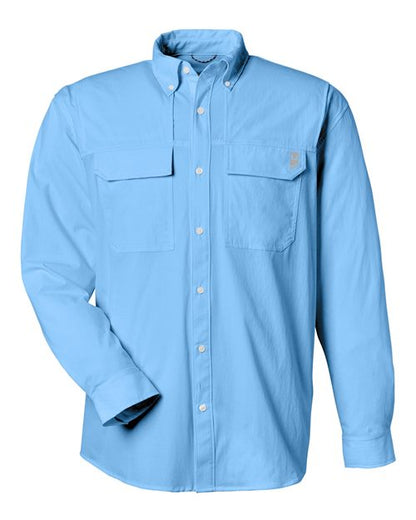 HUK H150184 Men's Creekbed Pocket Fishing Shirt - Custom Decorated