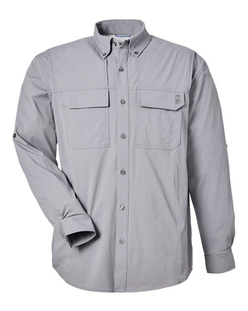HUK H150184 Men's Creekbed Pocket Fishing Shirt