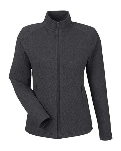 North End NE727W Women's Spirit Textured Full-Zip - Custom Decorated