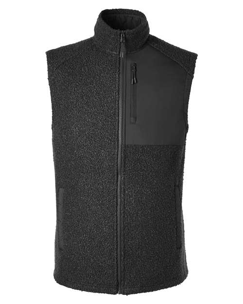 North End NE714 Men's Aura Sweater Fleece Vest - Custom Decorated