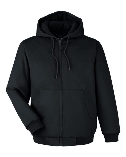 Harriton M722T Unisex Tall ClimaBloc Heavyweight Hooded Full-Zip Jacket - Custom Decorated