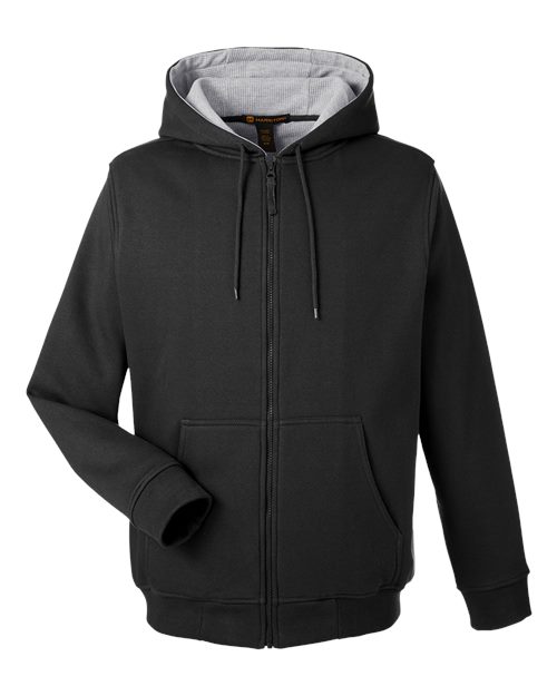 Harriton M711 Unisex ClimaBloc Lined Heavyweight Hooded Sweatshirt - Custom Decorated