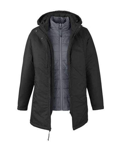 CORE365 CE725W Women's Inspire 3-in-1 Jacket with Insulated Liner - Custom Decorated