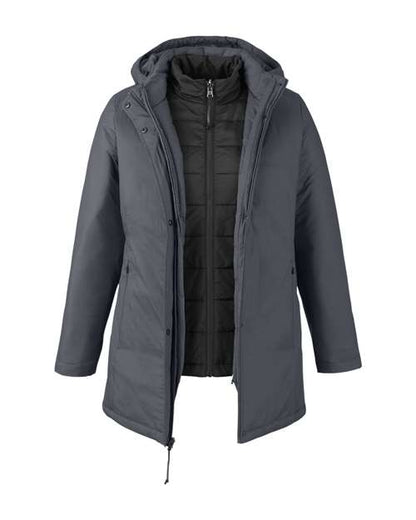 CORE365 CE725W Women's Inspire 3-in-1 Jacket with Insulated Liner