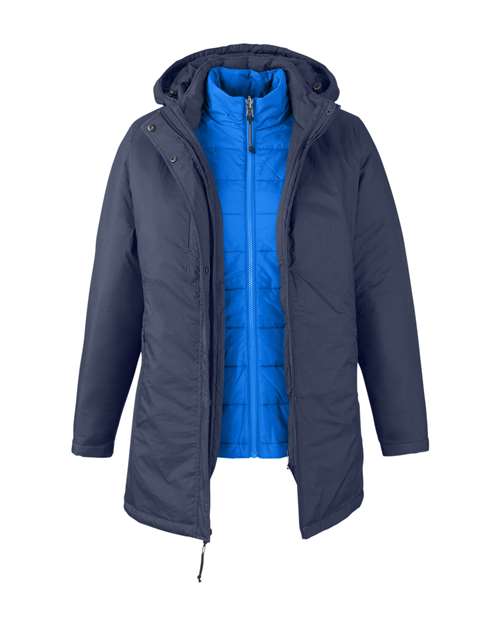 CORE365 CE725W Women's Inspire 3-in-1 Jacket with Insulated Liner