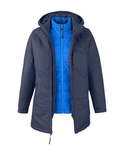 CORE365 CE725W Women's Inspire 3-in-1 Jacket with Insulated Liner