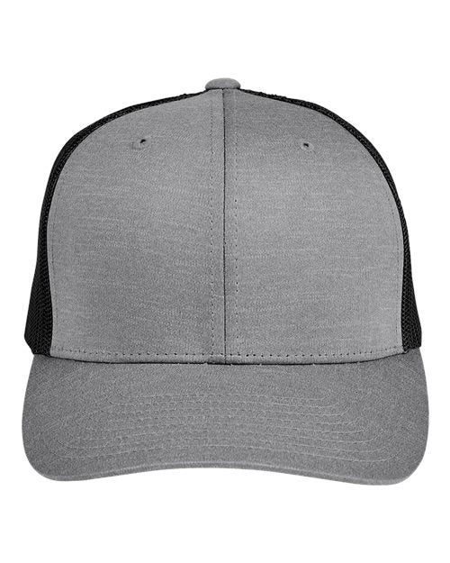 Team 365 TT802Y Youth Zone Sonic Heather Trucker Cap by Yupoong