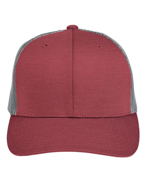 Team 365 TT802Y Youth Zone Sonic Heather Trucker Cap by Yupoong