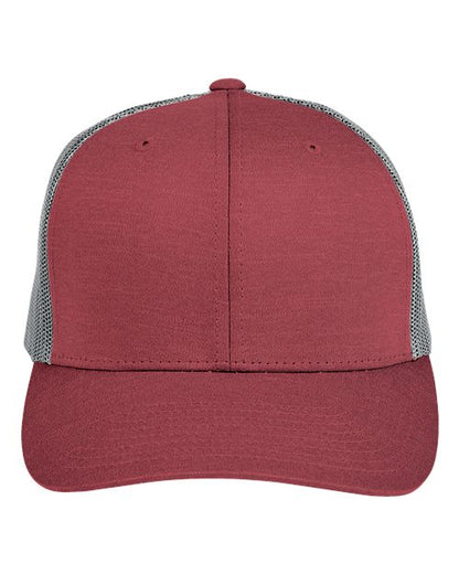 Team 365 TT802Y Youth Zone Sonic Heather Trucker Cap by Yupoong