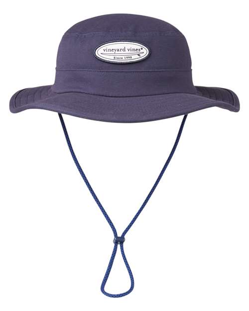 vineyard vines F002311 Surf Patch Canvas Bucket Hat - Custom Decorated