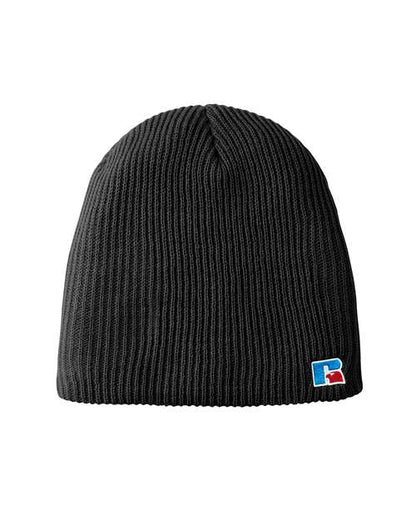 Russell Athletic UB89UHB Core R Patch Beanie - Custom Decorated