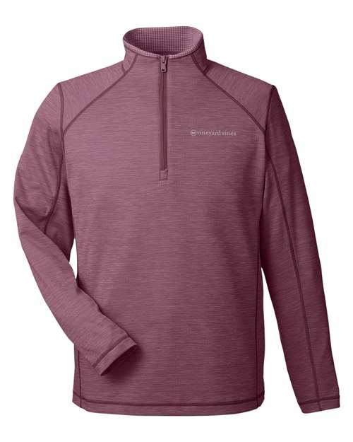 vineyard vines K002709 Men's Sankaty Quarter-Zip Pullover - Custom Decorated
