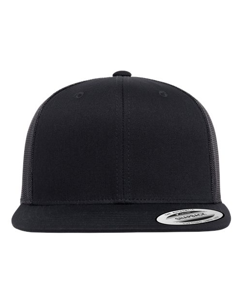 YP Classics 6609 Retro High Profile Trucker Cap - Custom Decorated