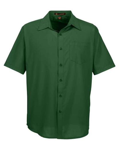 Harriton M610S Men's Paradise Short Sleeve Performance Shirt - Custom Decorated