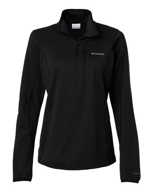Columbia 213624 Women's Essential Hike Grid Fleece Half-Zip Pullover - Custom Decorated
