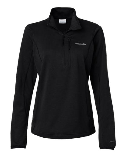 Columbia 213624 Women's Essential Hike Grid Fleece Half-Zip Pullover - Custom Decorated