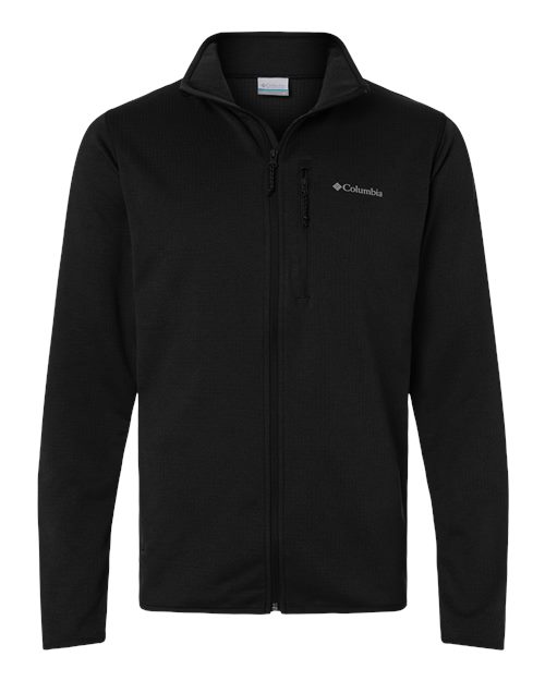 Columbia 213684 Men's Essential Hike Grid Fleece Full-Zip - Custom Decorated
