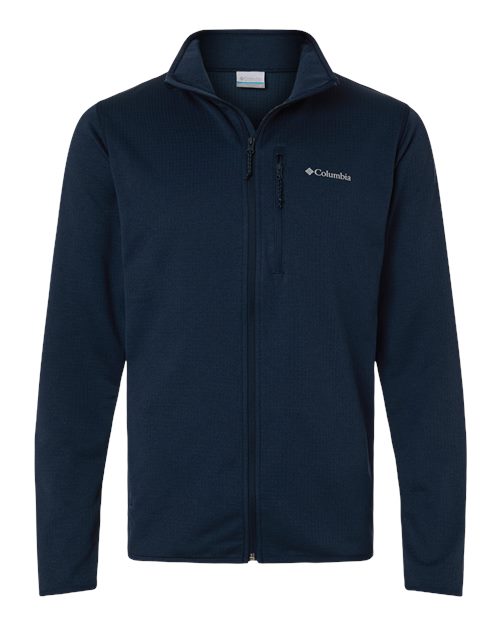 Columbia 213684 Men's Essential Hike Grid Fleece Full-Zip