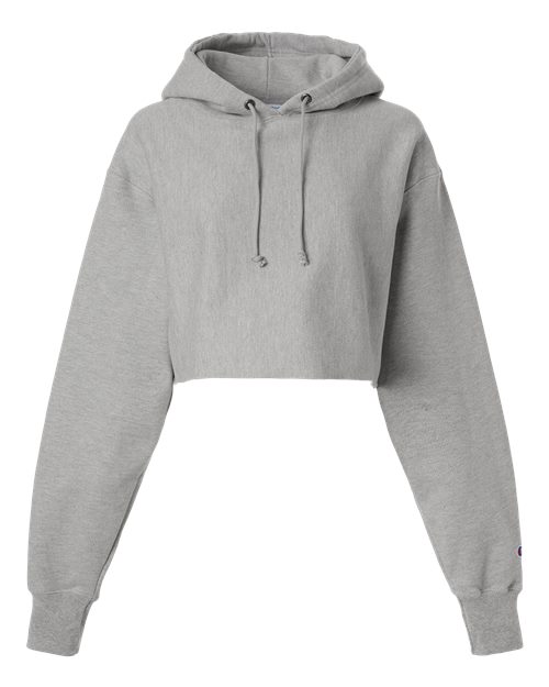 Champion RW01W Women's Reverse Weave Hooded Cropped Sweatshirt