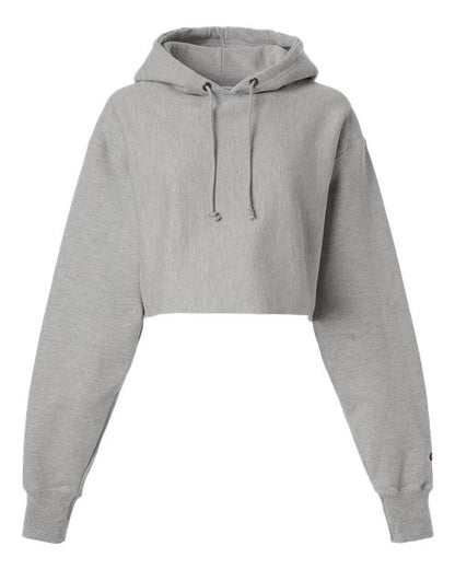 Champion RW01W Women's Reverse Weave Hooded Cropped Sweatshirt