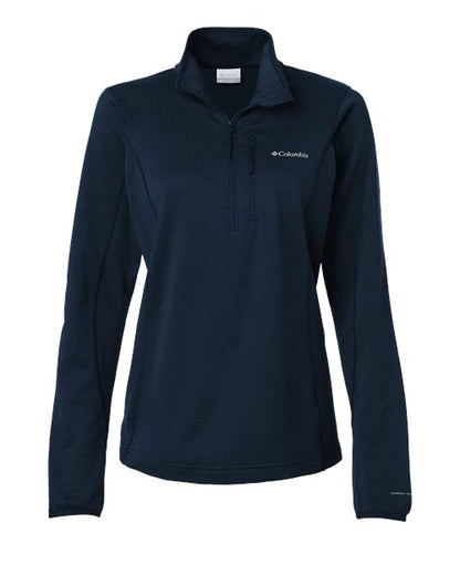 Columbia 213624 Women's Essential Hike Grid Fleece Half-Zip Pullover