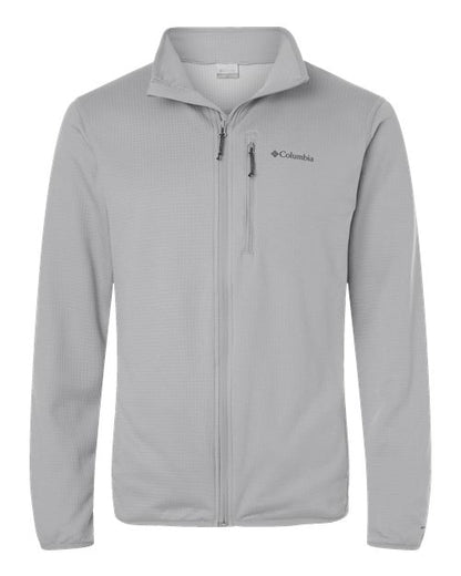 Columbia 213684 Men's Essential Hike Grid Fleece Full-Zip