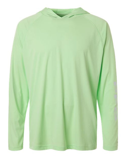 Columbia 212482 Men's PFG Terminal Tackle Hooded Long Sleeve T-Shirt